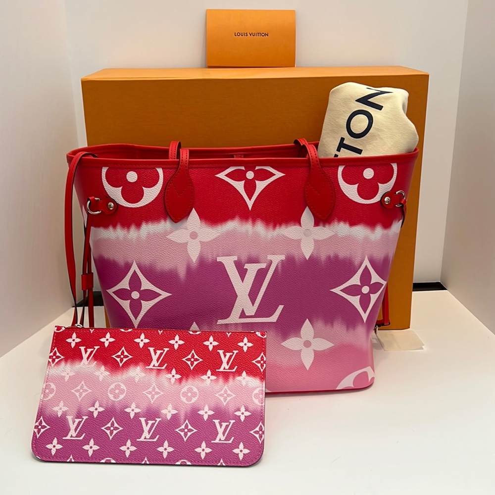 Louis Vuitton LV Escale Neverfull MM Red Limited Edition